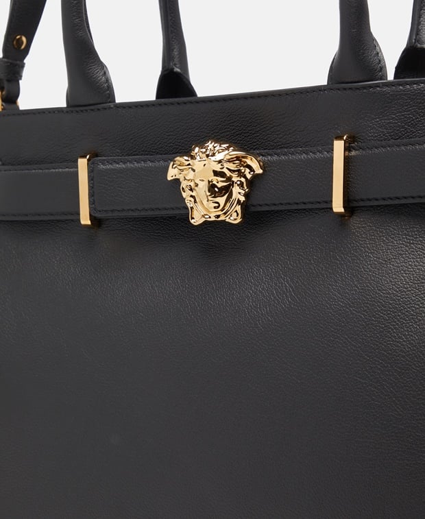 Versace Kožená kabelka černá